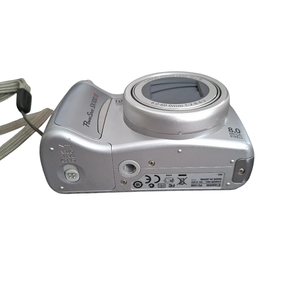 Canon PowerShot SX100 IS Digital Camera Silver Finish Original Box And + - Picture 10 of 16